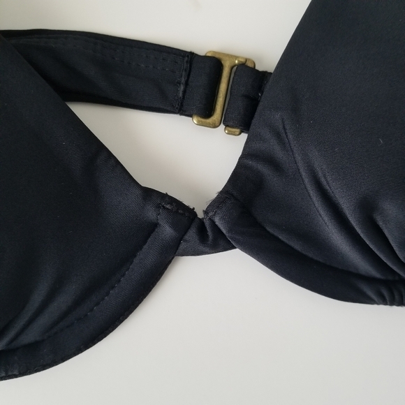 NWT Andie Swim Black The Sicily Top Size S - Picture 4 of 11